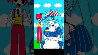 ⭐Not My Problem⭐ Hatsune Miku and Kasane Teto Animation Meme #メズマライザー #shorts