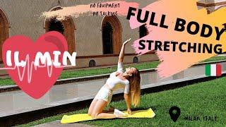 #stretching 14 MIN FULL BODY STRETCHING - Castello Sforzesco Milan - CHRISTINA CHISLOVA