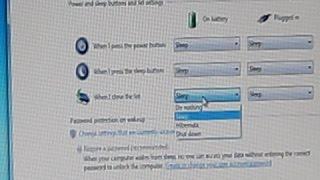 Windows 7: How to stop Dell laptop computer from locking up when the top is closed