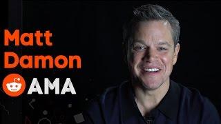 Matt Damon: Reddit Ask Me Anything