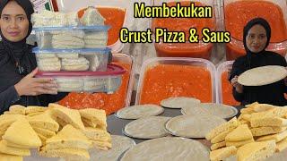 Resep Pizza dan saus Bikin Banyak untuk Ngisi Frezzer,Jadi Mudah Menyiapkan Untuk Bekal.