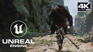 UNREAL ENGINE 5 - Black Myth Wukong Gameplay Demo (2023) [4K 60FPS]
