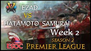 [AoE3] (NWC) Ezad vs (NN) hatamoto_samurai — Week 2 — ESOC Premier League Season 2