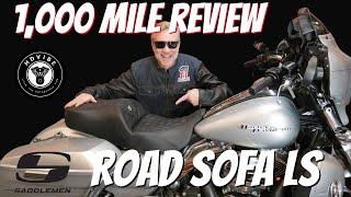 Saddlemen Road Sofa LS 1,000 Mile Review on the Street Glide Special #harleydavidson