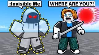 I Became INVISIBLE In Roblox Blade Ball