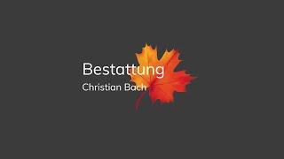 Bestattung Christian Bach - Ihr Vertrauenspartner in Leipzig