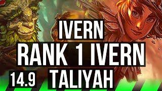 IVERN vs TALIYAH (JGL) | Rank 1 Ivern, 3/1/16, Rank 30 | NA Challenger | 14.9