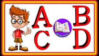 ABCD, Alphabets, ABCD Learning For Children.