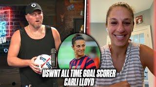 Olympian Carli Lloyd Tells Pat McAfee Her Thoughts On USWNT Tokyo Performance, NFL Kicking