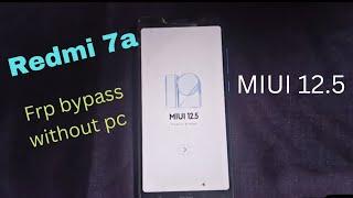 Redmi 7a frp bypass without pc || easy method