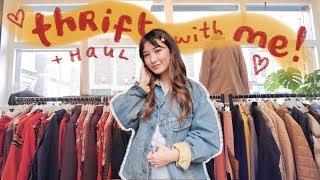 come thrifting with me in london! + try on haul