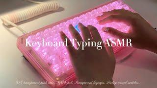 ASMR  Keyboard Typing Leobog Icesoul Switches