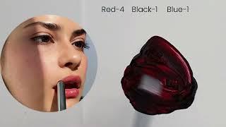 Making lipstick dupes with the GoPlay Cosmetics' LIPSKIT - Black honey