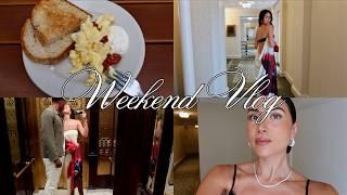 weekend vlog  Washington D.C., our first wedding, cute coffee shops, being a bridesmaid, Georgetown