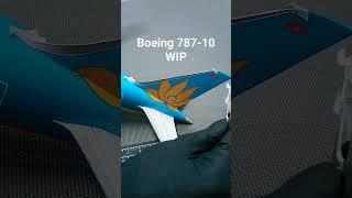 Boeing 787-10 Papercraft model #shorts #shortvideo #aviación #papercraft #planes