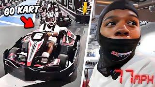 Deshae Frost & Raud Goes Go Kart Racing With 2Rare & 6 Girls!