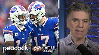 Josh Allen displays 'maturity' when asked about Stefon Diggs trade | Pro Football Talk | NFL on NBC