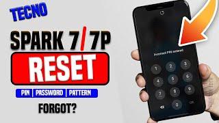 Tecno Spark 7 Pattern Reset Password Unlock | Tecno Spark 7P Hard Reset  Tecno Spark 7Pro Hard Reset