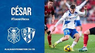 CD Tenerife | César: "Me emocioné mucho al ver mi nombre en el once titular"