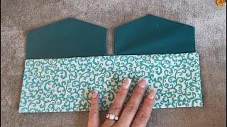 This Is The Most Easiest Wallet Of All / Last Minute Gift Idea / How To Sew A Wallet Without Zipper