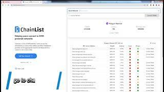 How to Change RPC on Metamask /w Chainlist.org