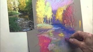 Pastel Painting Impressionist Style