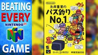 Beating EVERY N64 Game - Itoi Shigesato no Bass Tsuri No. 1 Kettei Ban! (162/394)