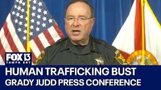 Grady Judd news conference on human trafficking bust