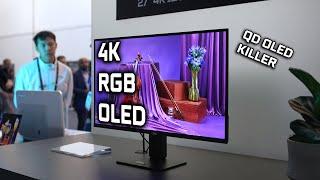 True RGB OLED Monitor - TCL Inkjet 4K (CES 2025)