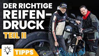 Reifendruck beim Motorrad - wieso ist der richtige Luftdruck beim Motorradreifen so wichtig? Part 2