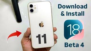 How to Download & Install iOS 18 Beta 4 Update on iPhone 11