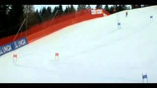 LINDSEY VONN Sturz ""1080p HD live ""ORF Schladming - WORLD CHAMPIONSHIP- SUPER G WINNER TINA MAZE