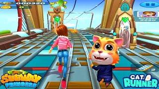 Subway Runner vs Cat Runner Gameplay - Best Android/iOS Gameplay HD
