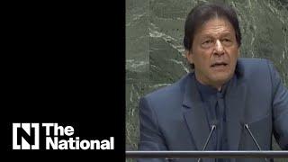 Imran Khan warns of nuclear war during UNGA speech