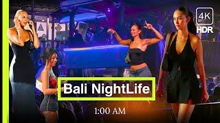  Nightlife Bali Canggu  Beautiful Girls in da Party After Midnight 2024 4K HDR