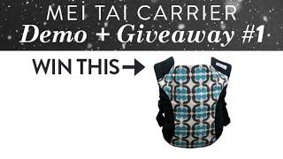 How to Carry a Baby in the Catbird Baby Mei Tai + GIVEAWAY | CloudMom