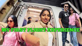 My First Flight Experience | Konkani Vlog | Spaina And Angelo