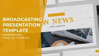 NN News – Broadcasting Presentation Template By SlideFactoryCo