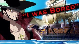 Dracule Mihawk Slices A Dreadnaught in Half! [One Piece Chapter 49 Calculation]