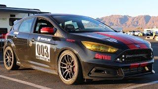 Fully built Focus ST at Chuckwalla Valley Raceway