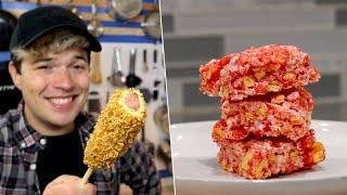 I Tested Insane OG Internet Recipes- Hot Cheeto Marshmallow Treats, Ramen Corn Dogs,