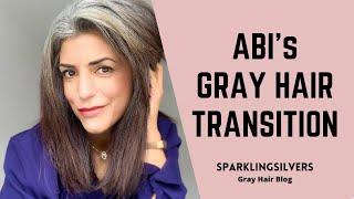 GRAY HAIR TRANSITION STORY | ABI