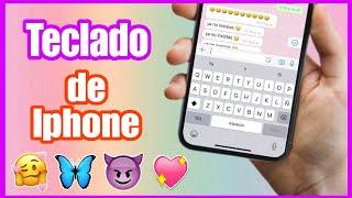 Nuevo TECLADO DE IPHONE en ANDROID 2024 Con nuevos emojis y sonidos