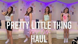 PRETTY LITTLE THING TRY ON HAUL !! | Caila Stevens