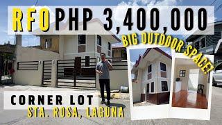 (SOLD) 2BR CORNER LOT DUPLEX House for Sale in Laguna • Garden Villas Sta Rosa