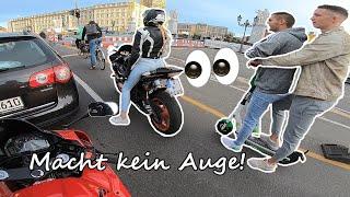 BISSCHEN EIER(-STÖCKE) BEWEISEN | knattercrew | MotoVlog