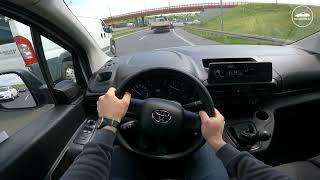 2022 Toyota ProAce City Furgon [1.5 D-4D 100 HP] | Test Drive #83 | POV Driver. TV