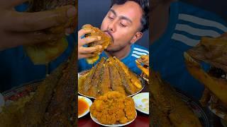 Spicy Katla Fish Curry #eating #mukbang #eatingasmr #asmr #viralvideo #reelsvideo #shortvideo #food