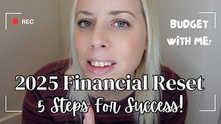 2025 FINANCIAL RESET - 5 tips for budgeting success in 2025! Budget with me as a money saving mum.