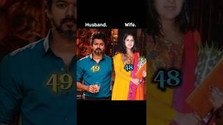 South Indian actors wife age  #status #shortvideo